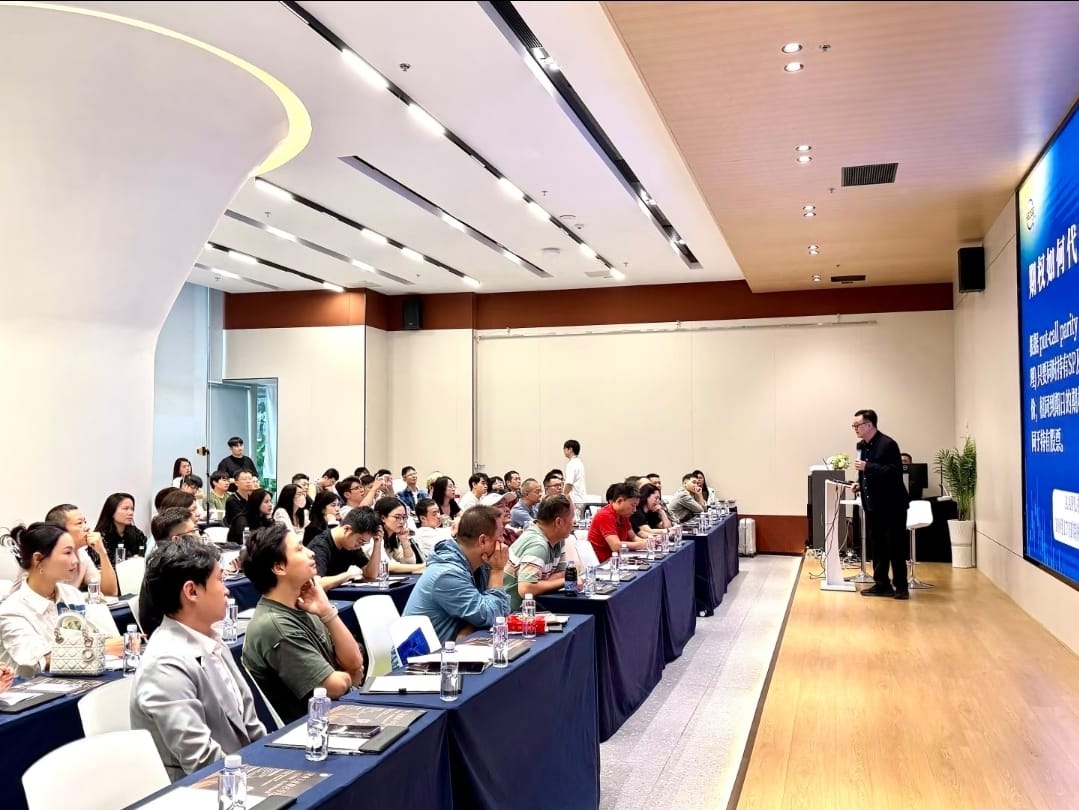 A packed in-person class